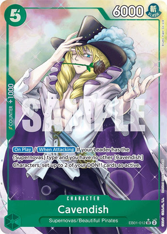 Cavendish (Alternate Art) [Extra Booster: Memorial Collection] Bandai