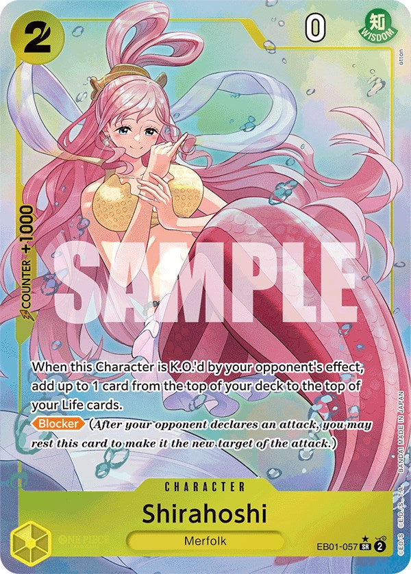 Shirahoshi (Alternate Art) [Extra Booster: Memorial Collection] Bandai