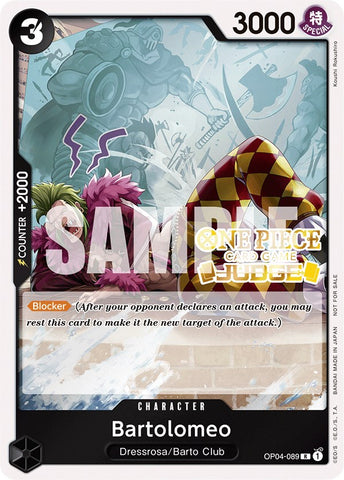 Bartolomeo (Judge Pack Vol. 3) [One Piece Promotion Cards] Bandai