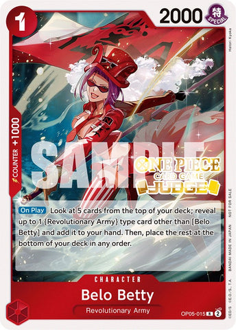 Belo Betty (Judge Pack Vol. 3) [One Piece Promotion Cards] Bandai