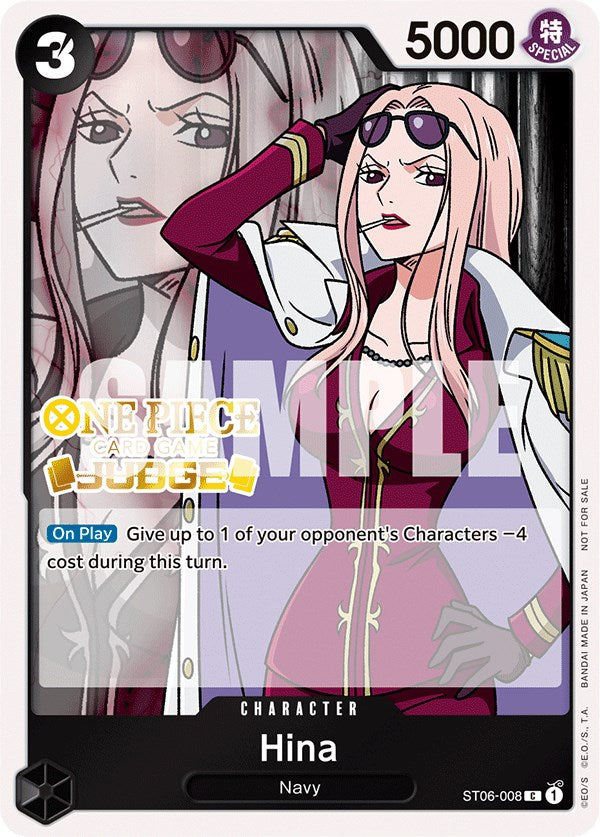 Hina (Judge Pack Vol. 3) [One Piece Promotion Cards] Bandai