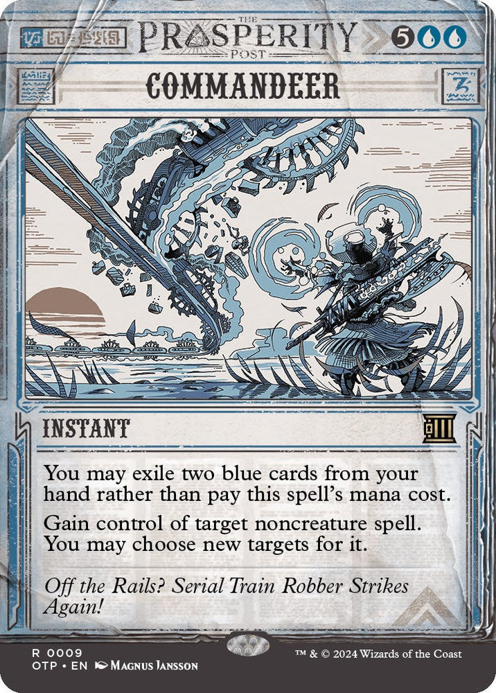Commandeer [Outlaws of Thunder Junction: Breaking News] Magic: The Gathering