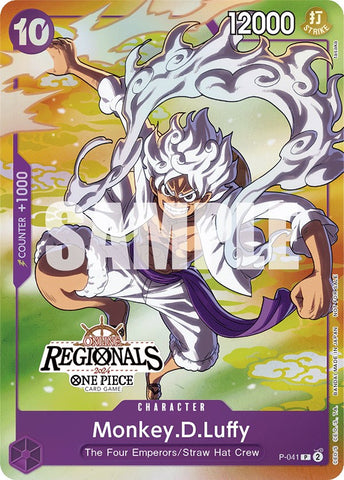 Monkey.D.Luffy (Online Regional 2024 Vol. 2) [Participant] [One Piece Promotion Cards] Bandai