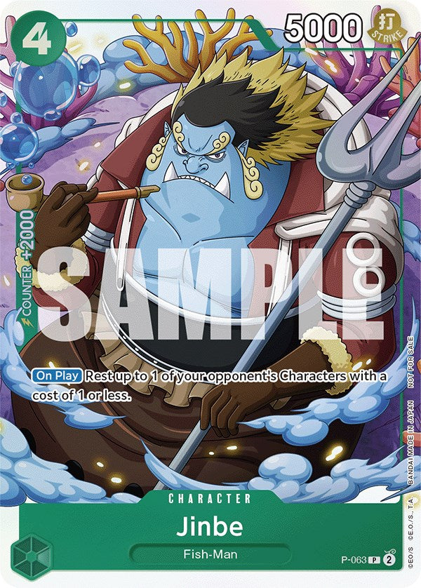 Jinbe (Event Pack Vol. 4) [One Piece Promotion Cards] Bandai