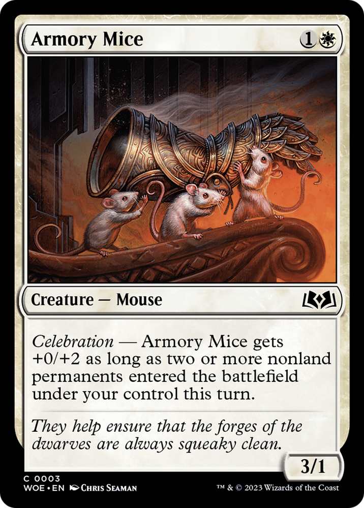 Armory Mice [Wilds of Eldraine] Magic: The Gathering