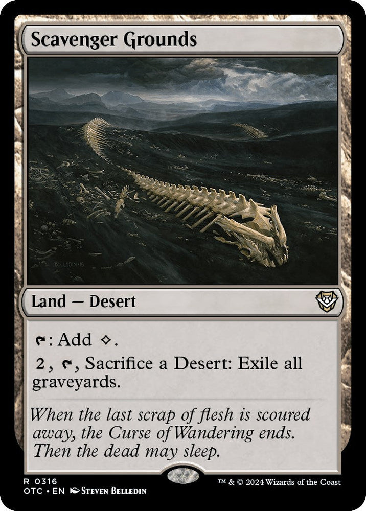 Scavenger Grounds [Outlaws of Thunder Junction Commander] Magic: The Gathering