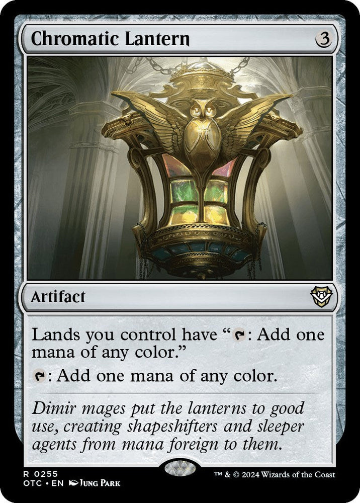 Chromatic Lantern [Outlaws of Thunder Junction Commander] Magic: The Gathering
