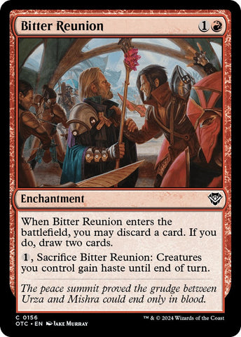 Bitter Reunion [Outlaws of Thunder Junction Commander] Magic: The Gathering
