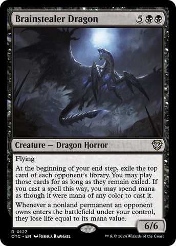 Brainstealer Dragon [Outlaws of Thunder Junction Commander] Magic: The Gathering