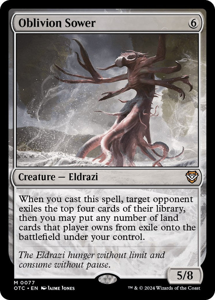 Oblivion Sower [Outlaws of Thunder Junction Commander] Magic: The Gathering