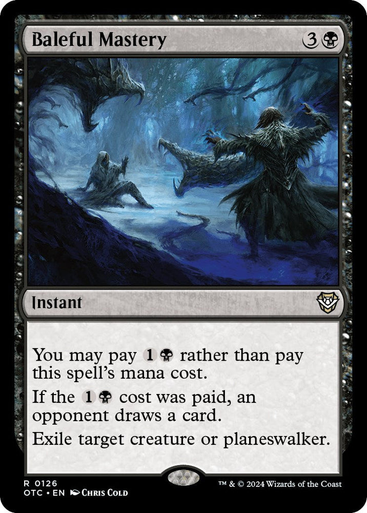 Baleful Mastery [Outlaws of Thunder Junction Commander] Magic: The Gathering