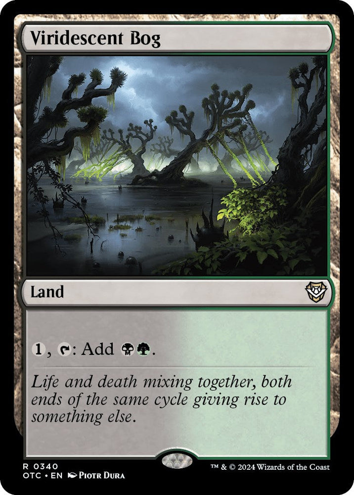 Viridescent Bog [Outlaws of Thunder Junction Commander] Magic: The Gathering