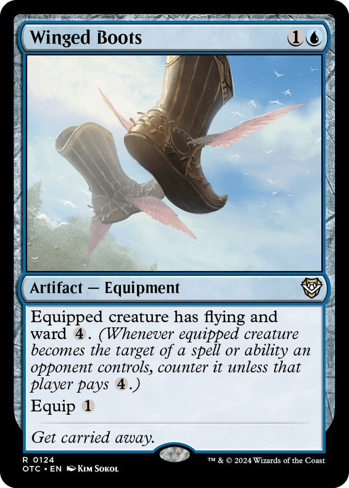 Winged Boots [Outlaws of Thunder Junction Commander] Magic: The Gathering