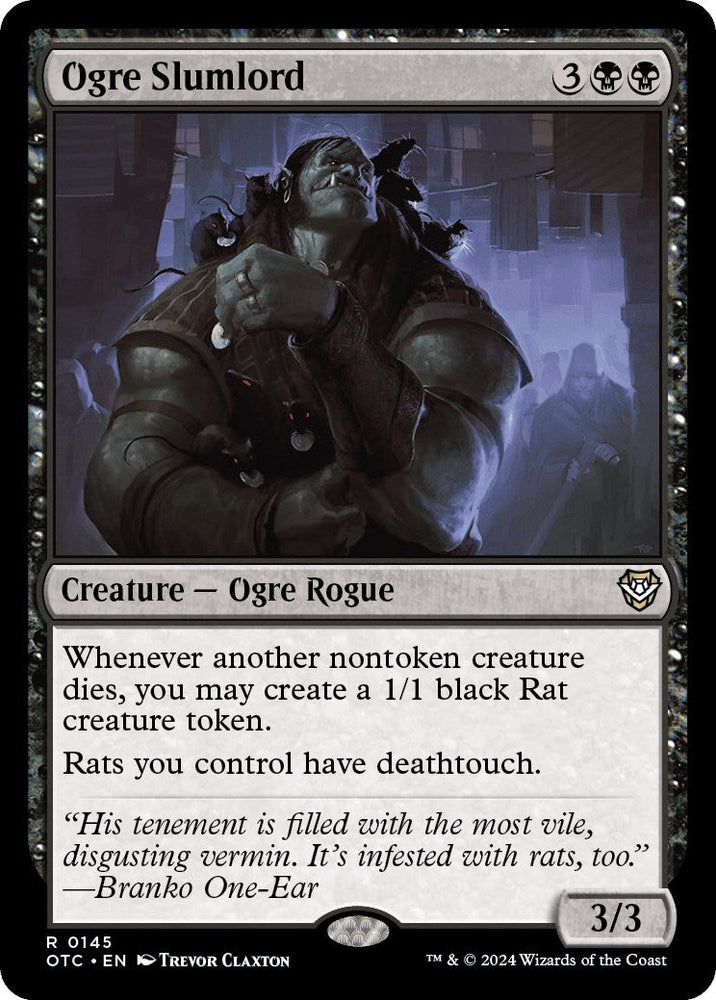 Ogre Slumlord [Outlaws of Thunder Junction Commander] Magic: The Gathering