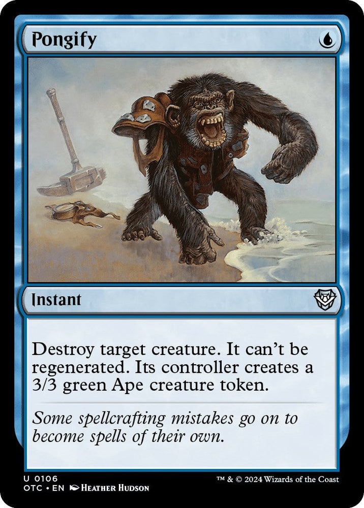 Pongify [Outlaws of Thunder Junction Commander] Magic: The Gathering