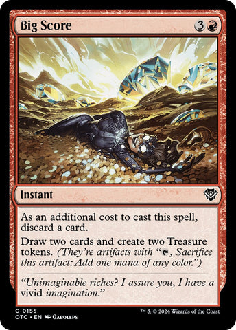 Big Score [Outlaws of Thunder Junction Commander] Magic: The Gathering