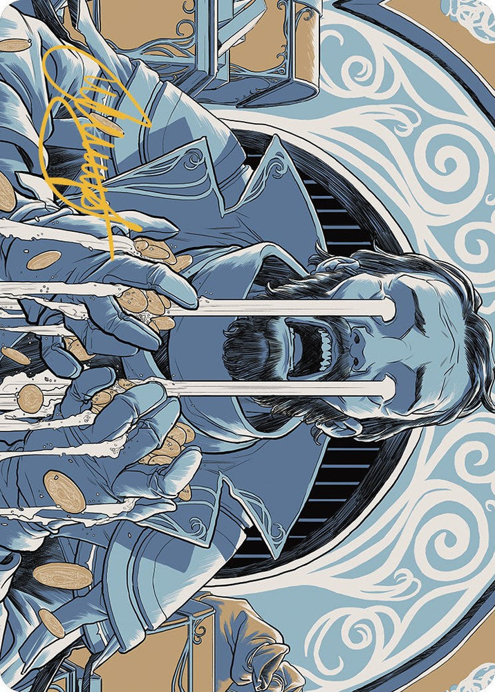 Archive Trap Art Card (Gold-Stamped Signature) [Outlaws of Thunder Junction Art Series] Magic: The Gathering