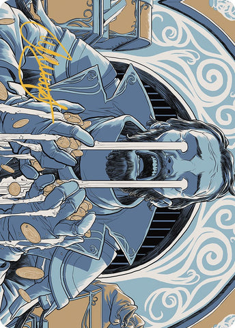 Archive Trap Art Card (Gold-Stamped Signature) [Outlaws of Thunder Junction Art Series] Magic: The Gathering