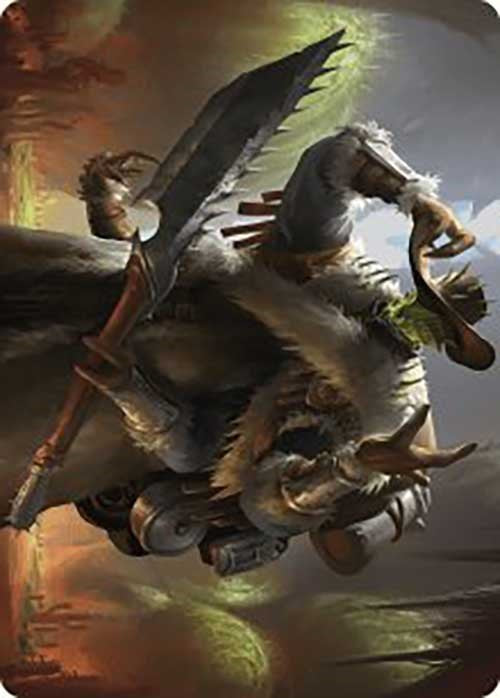 Hardbristle Bandit Art Card [Outlaws of Thunder Junction Art Series] Magic: The Gathering