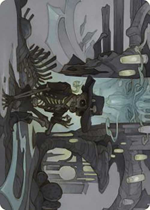 Tinybones Joins Up Art Card [Outlaws of Thunder Junction Art Series] Magic: The Gathering