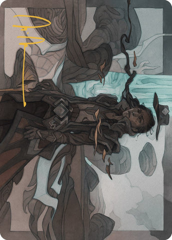 Annie Joins Up Art Card (Gold-Stamped Signature) [Outlaws of Thunder Junction Art Series] Magic: The Gathering