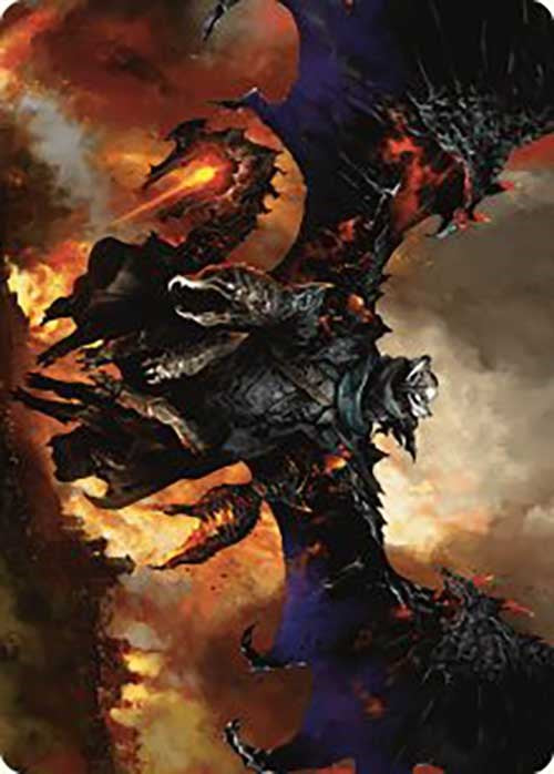 Akul the Unrepentant Art Card [Outlaws of Thunder Junction Art Series] Magic: The Gathering