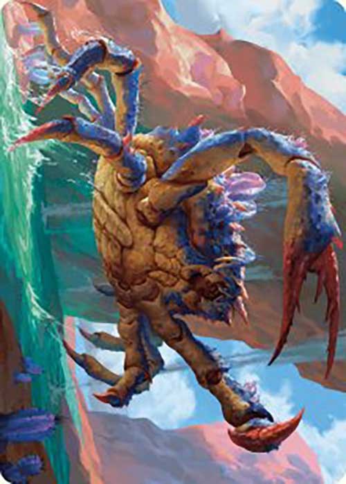 Canyon Crab Art Card [Outlaws of Thunder Junction Art Series] Magic: The Gathering