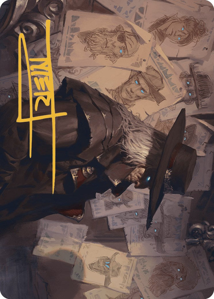 Lazav, Familiar Stranger Art Card (Gold-Stamped Signature) [Outlaws of Thunder Junction Art Series] Magic: The Gathering