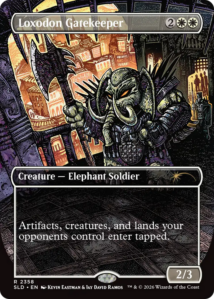 Loxodon Gatekeeper (2358) [Secret Lair Drop Series] Magic: The Gathering