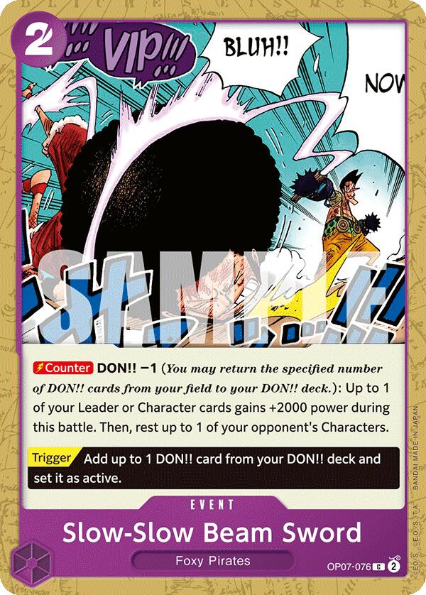 Slow-Slow Beam Sword [500 Years in the Future] Bandai
