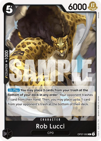Rob Lucci (093) [500 Years in the Future] Bandai