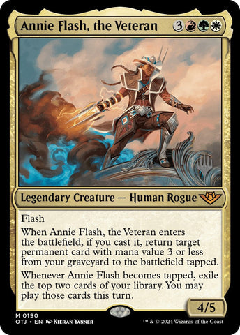 Annie Flash, the Veteran (Promo Pack) [Outlaws of Thunder Junction Promos] Magic: The Gathering