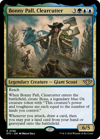 Bonny Pall, Clearcutter (Promo Pack) [Outlaws of Thunder Junction Promos] Magic: The Gathering