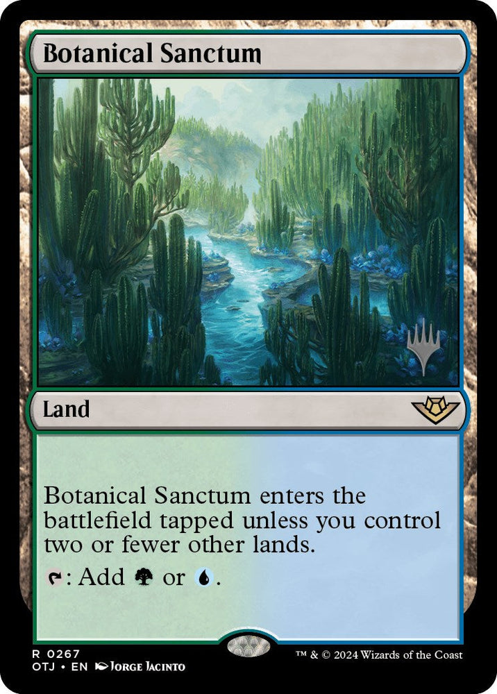 Botanical Sanctum (Promo Pack) [Outlaws of Thunder Junction Promos] Magic: The Gathering