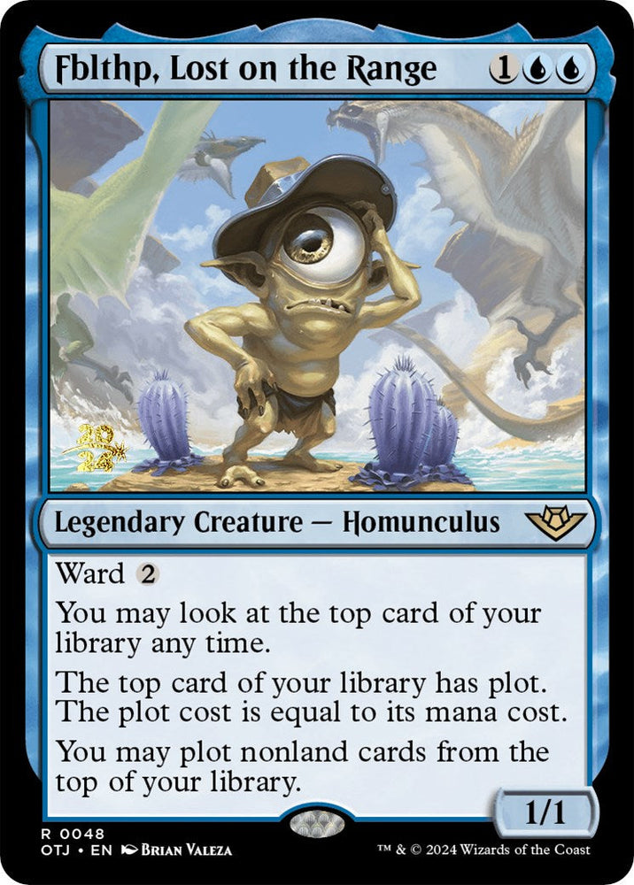 Fblthp, Lost on the Range [Outlaws of Thunder Junction Prerelease Promos] Magic: The Gathering