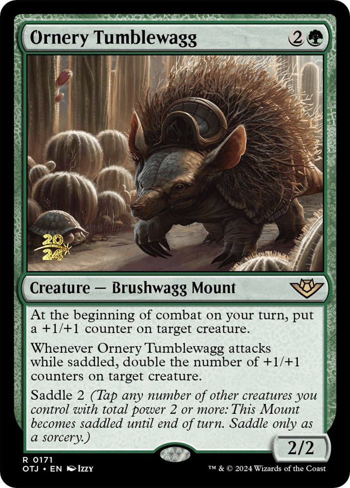 Ornery Tumblewagg [Outlaws of Thunder Junction Prerelease Promos] Magic: The Gathering
