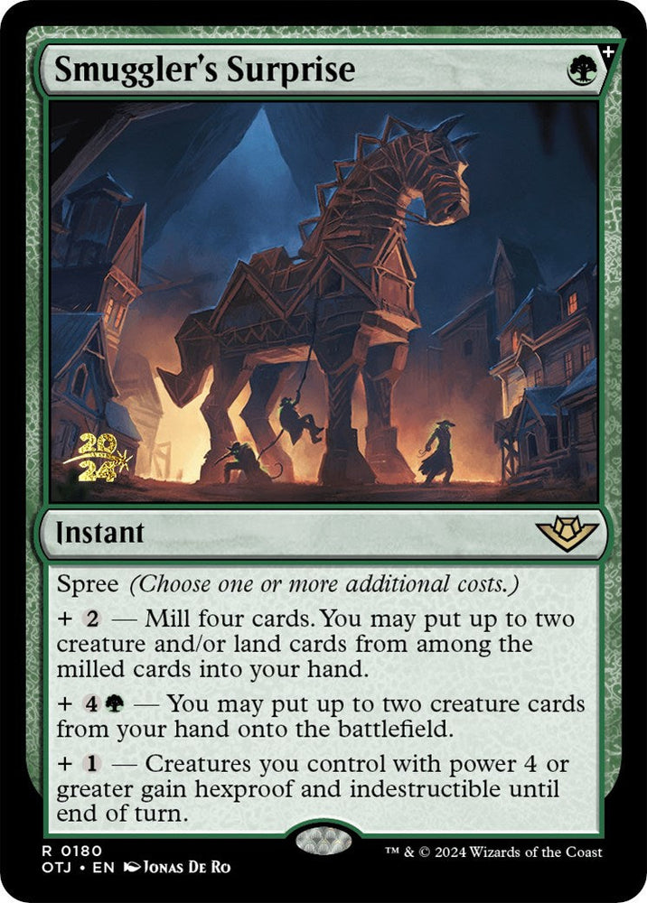 Smuggler's Surprise [Outlaws of Thunder Junction Prerelease Promos] Magic: The Gathering