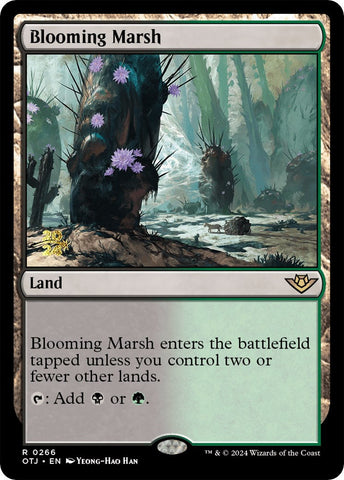 Blooming Marsh (OTJ) [Outlaws of Thunder Junction Prerelease Promos] Magic: The Gathering