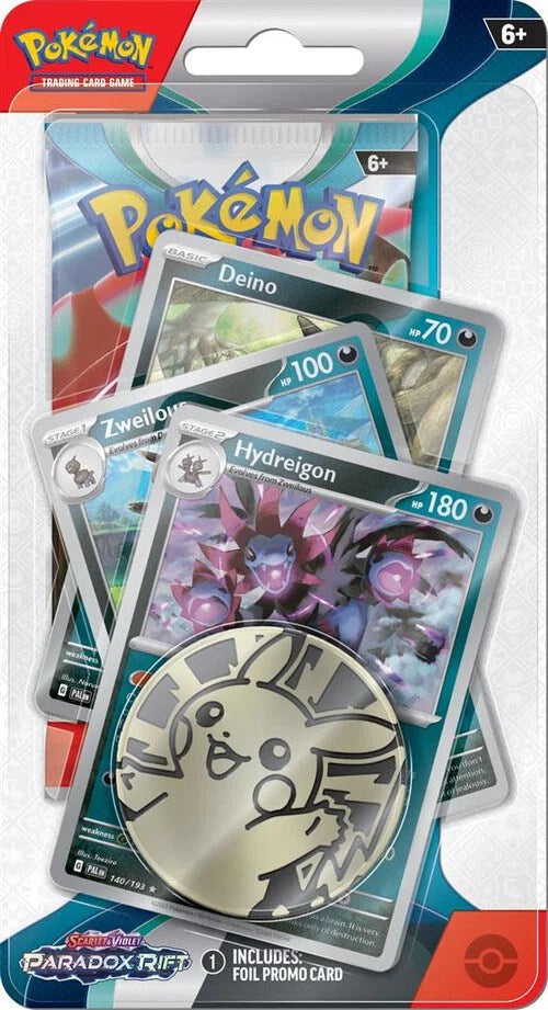 Scarlet & Violet: Paradox Rift - Premium Checklane Blister (Hydreigon) Pokémon