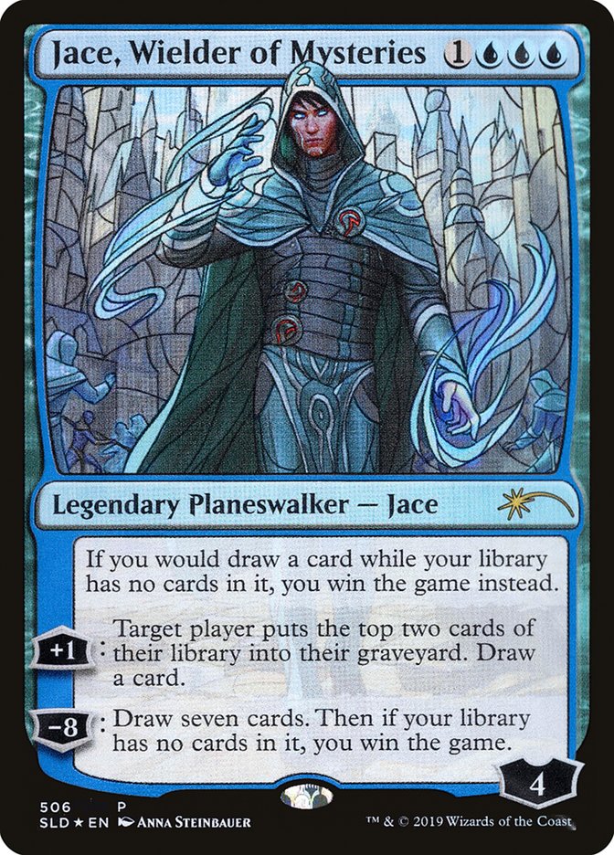 Jace, Wielder of Mysteries (Stained Glass) [Secret Lair Drop Promos] Magic: The Gathering