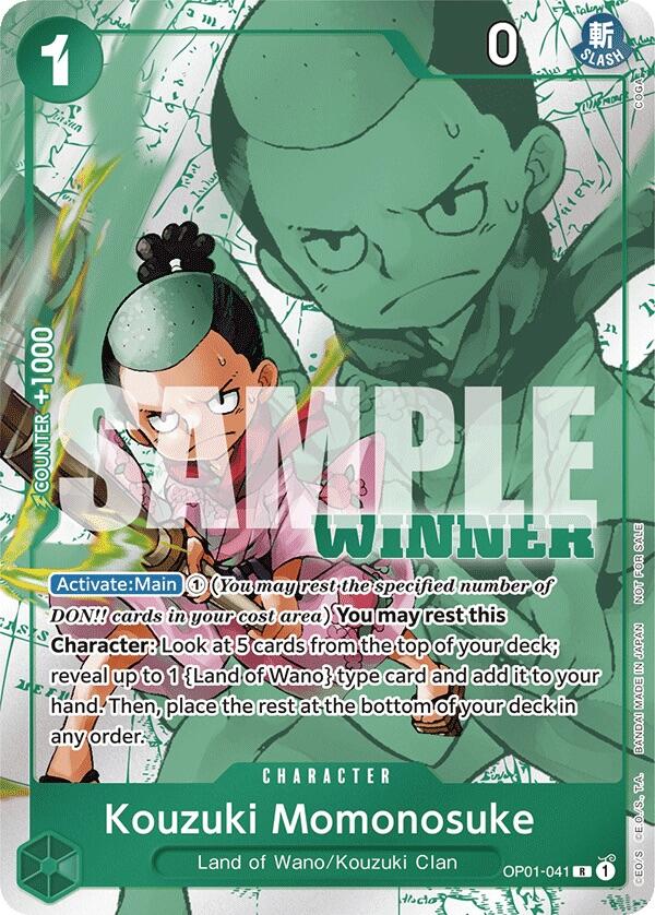 Kouzuki Momonosuke (Winner Pack Vol. 7) [One Piece Promotion Cards] Bandai