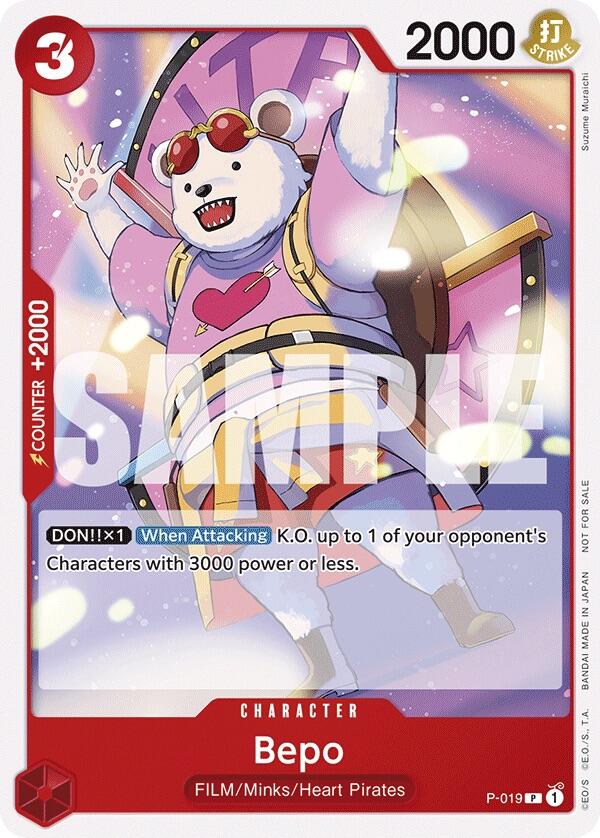 Bepo (Tournament Pack Vol. 7) [One Piece Promotion Cards] Bandai