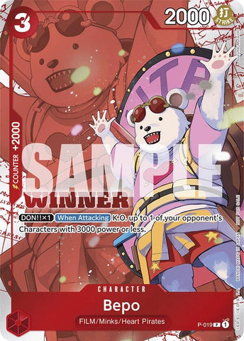 Bepo (Winner Pack Vol. 7) [One Piece Promotion Cards] Bandai