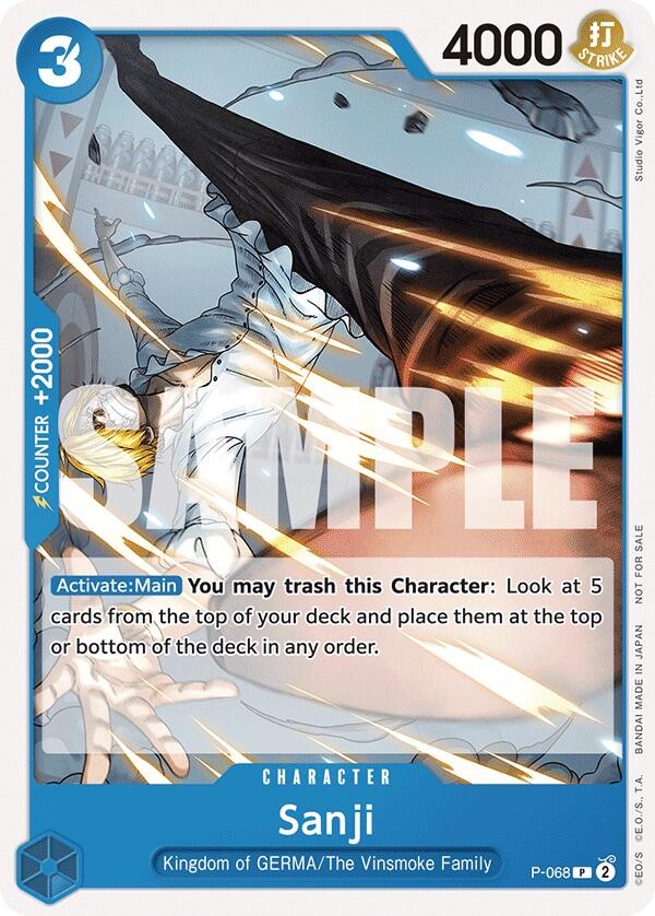 Sanji (Pirates Party Vol. 7) [One Piece Promotion Cards] Bandai