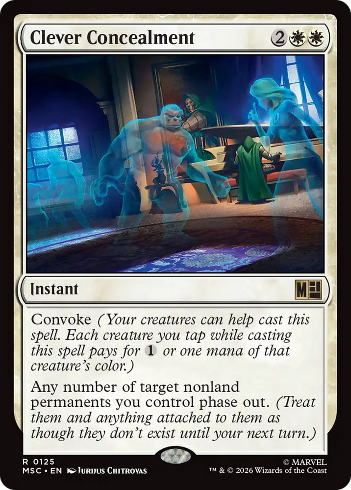 Clever Concealment [Marvel Super Heroes Commander] Magic: The Gathering