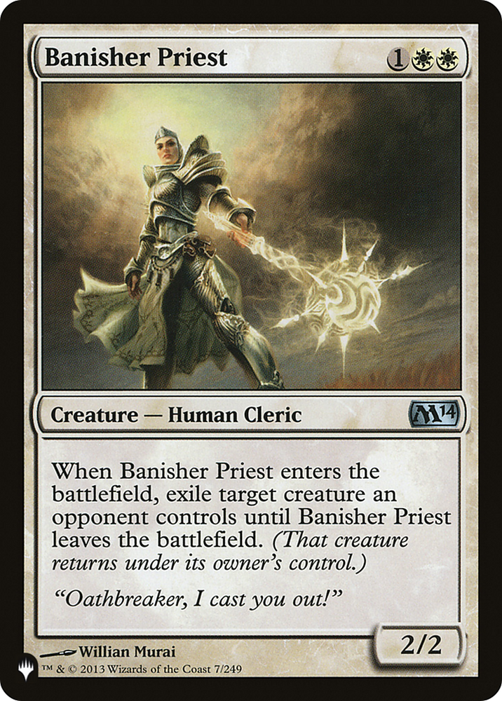 Banisher Priest [The List] Magic: The Gathering