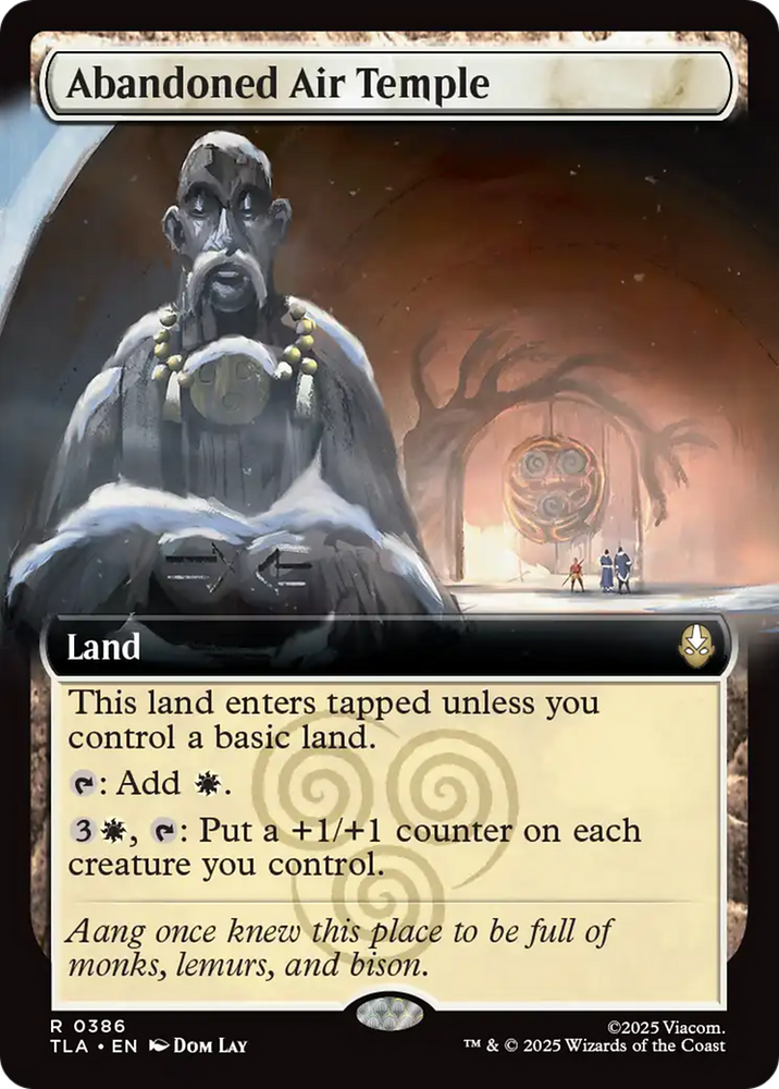 Abandoned Air Temple (Extended Art) [Avatar: The Last Airbender] Magic: The Gathering