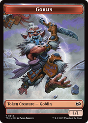 Goblin // Solider (0004) Double-Sided Token [Tarkir: Dragonstorm Commander Tokens] Magic: The Gathering