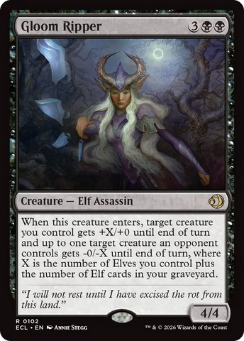 Gloom Ripper [Lorwyn Eclipsed] Magic: The Gathering