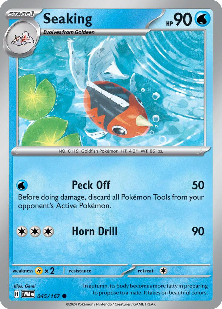 Seaking (045/167) [Scarlet & Violet: Twilight Masquerade] Pokémon